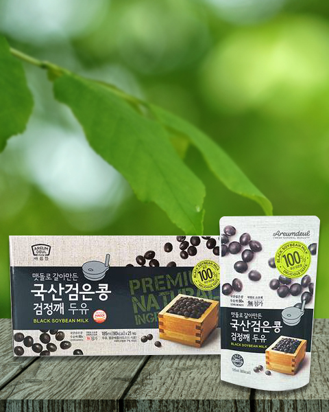 상품소개|국내산 검은콩을 주원료로 사용한<br>리얼 검은콩 두유를 소개합니다.