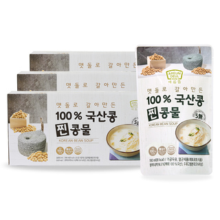 [아름뜰] 맷돌로 갈아만든 100% 국산콩 찐콩물 60팩